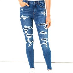 American Eagle Patched Jeans size 16 Regular